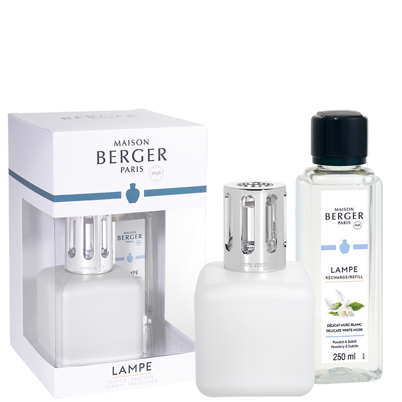 Maison Berger White Ice Cube Lampe Berger Gift Pack - JT Lloyds